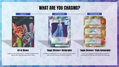 2026 Topps Chrome Disney Value Box Autograpgs Card