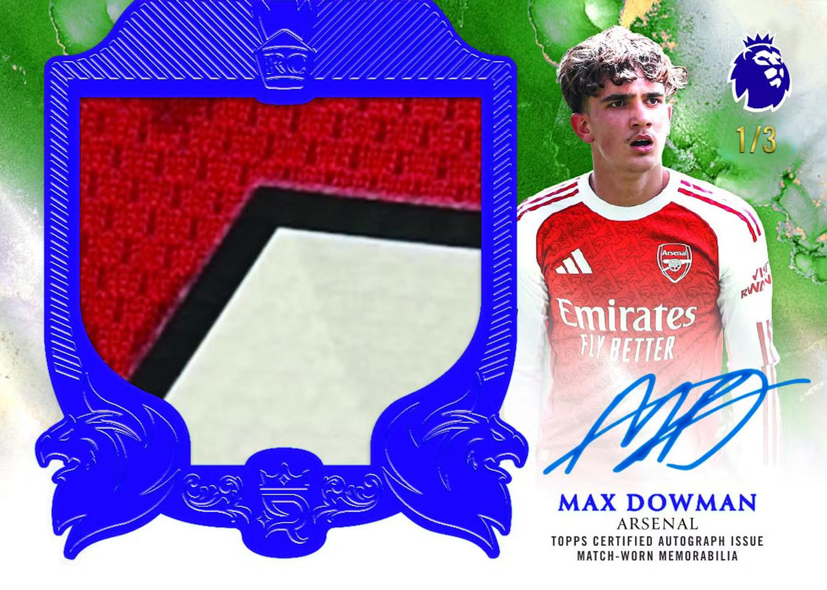 Max Dowman Autograph Memorabilia Card