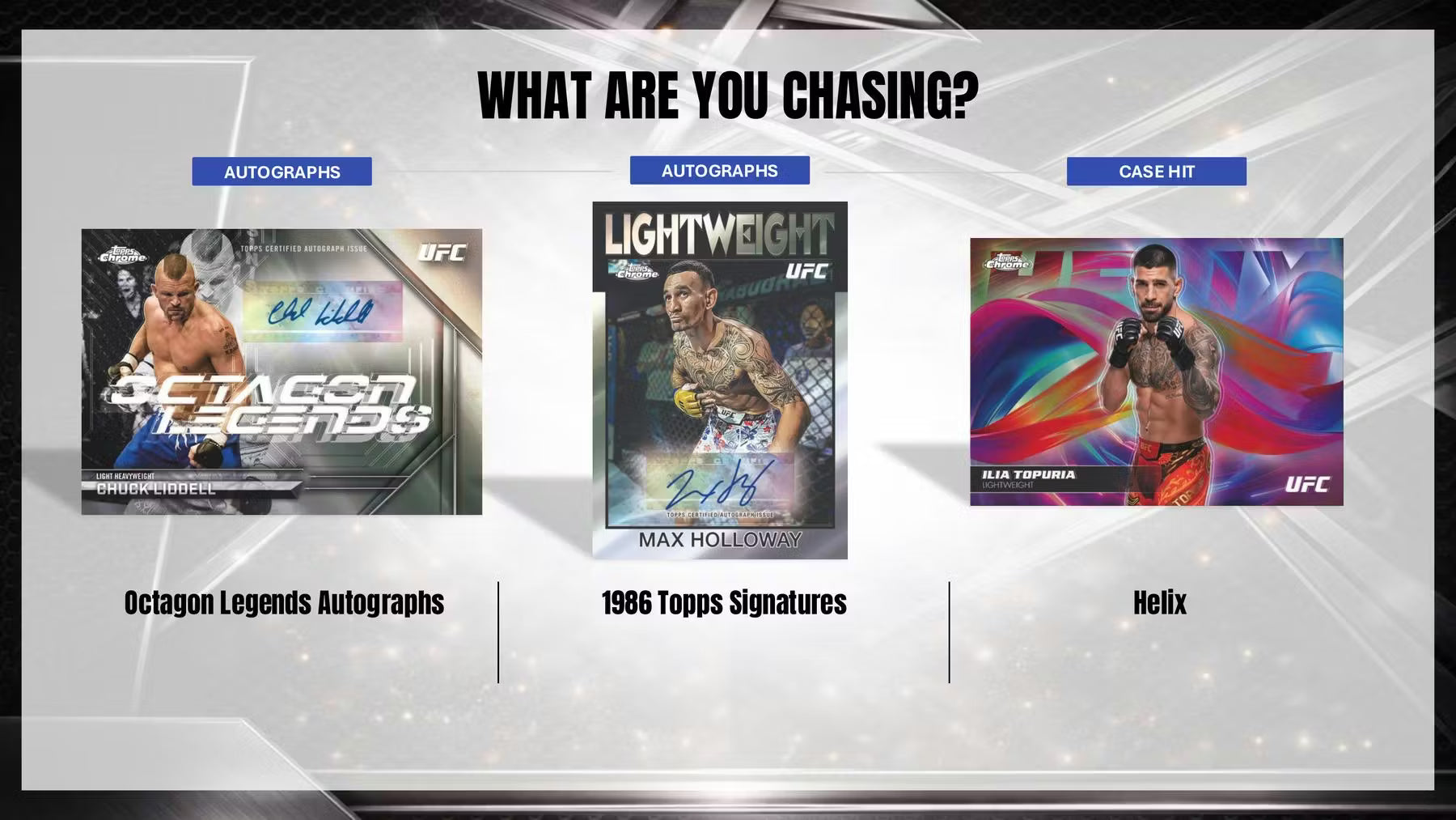 2026 Topps Chrome UFC Autographs Cards