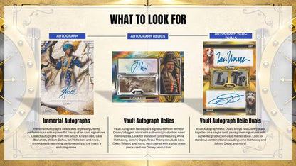 2026 Topps Vault Disney Autograph Card