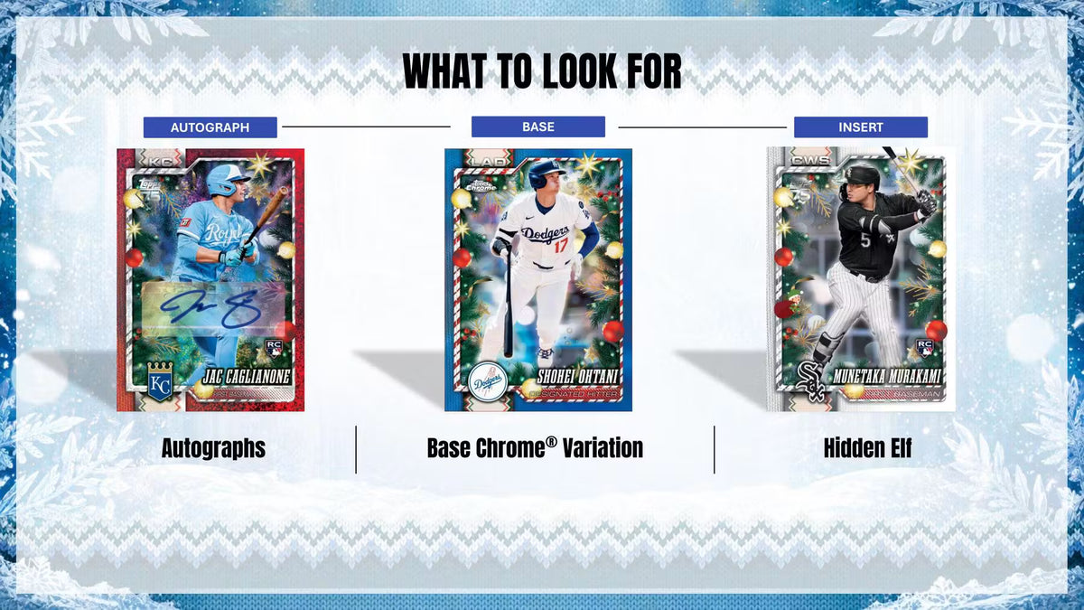 2026 Topps Holiday Baseball Chase Card