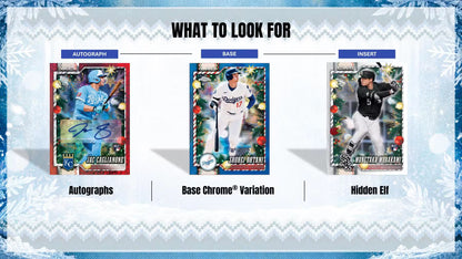 2026 Topps Holiday Baseball Chase Card