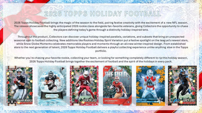2026 Topps Holiday Football Detail