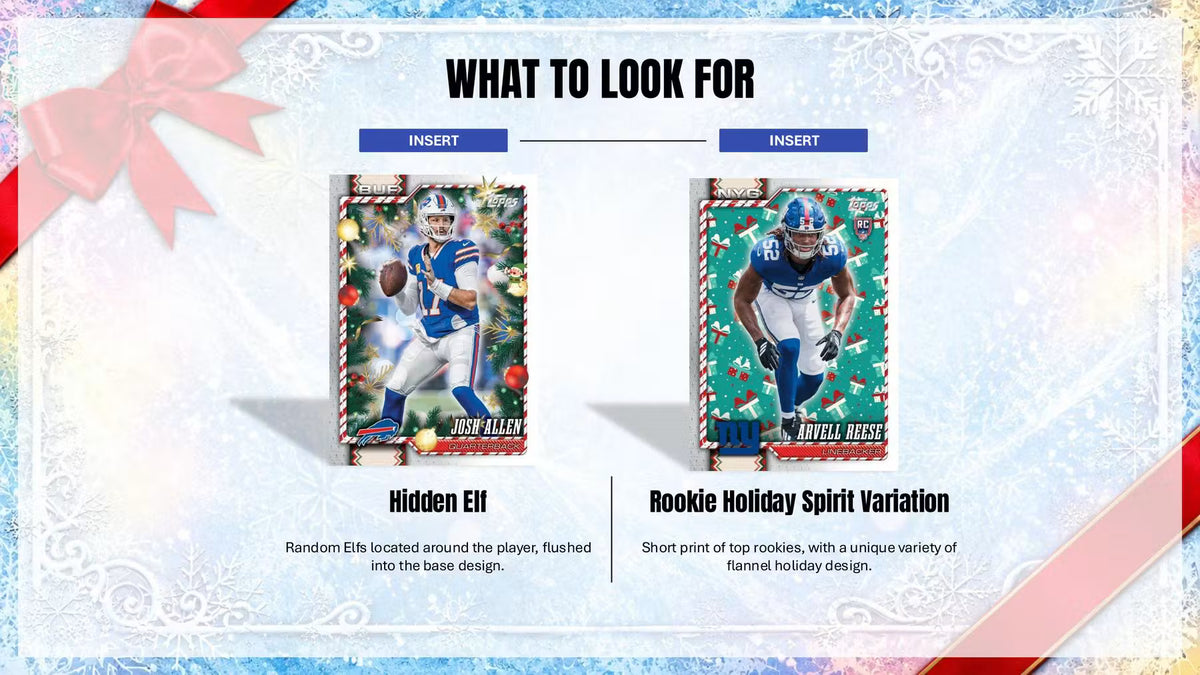 2026 Topps Holiday Football Case Card