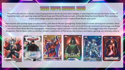 2026 Topps Neon Marvel Detail