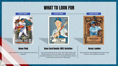 2026 Topps Update Series Baseball Short Print Card