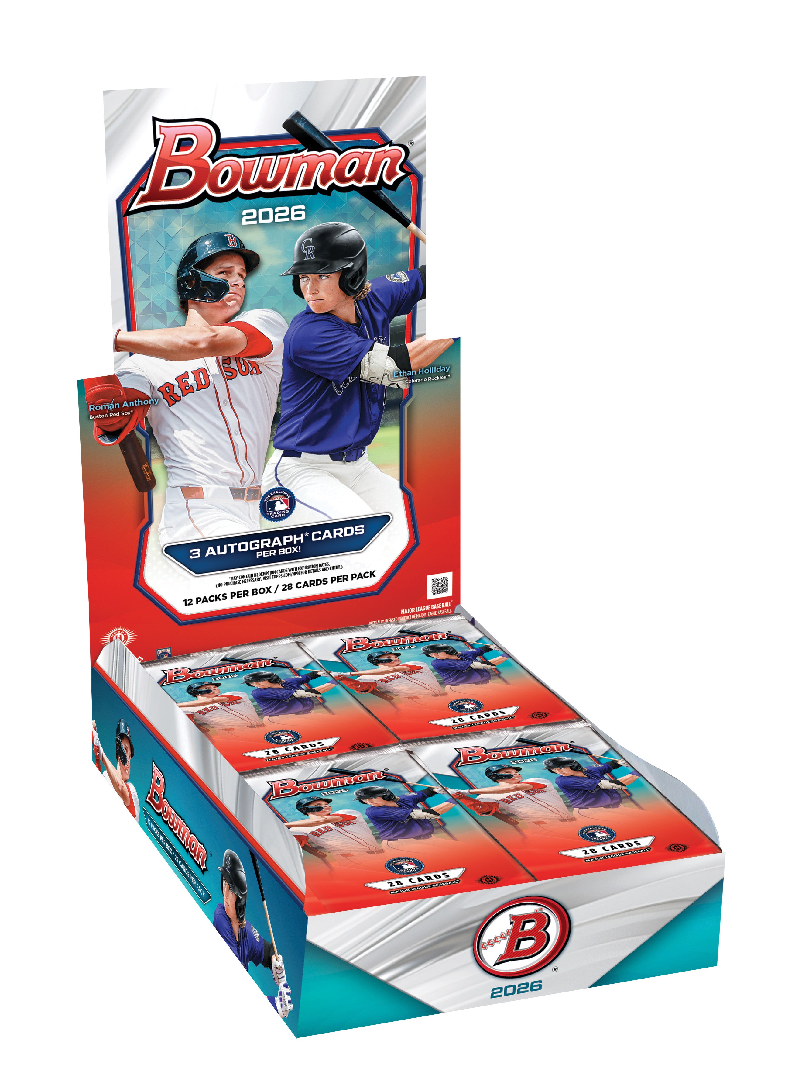 2026 Topps Bowman Baseball Jumbo Box 3 Autographs per Box – Nimitz
