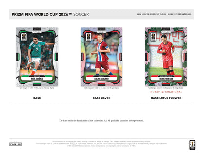 2026 Panini Prizm FIFA World Cup 2026 Hobby International Erling Haaland Base Silver Cards