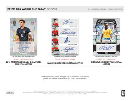 2026 Panini Prizm FIFA World Cup 2026 Hobby International Brazil Pele Autographs Cards