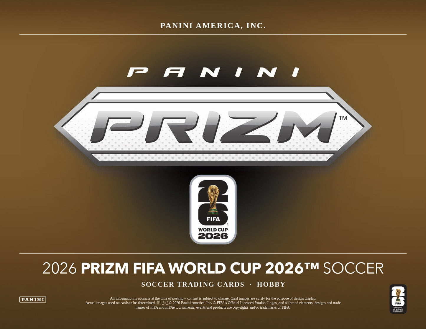 2026 Panini Prizm FIFA World Cup Hobby Box  Banner