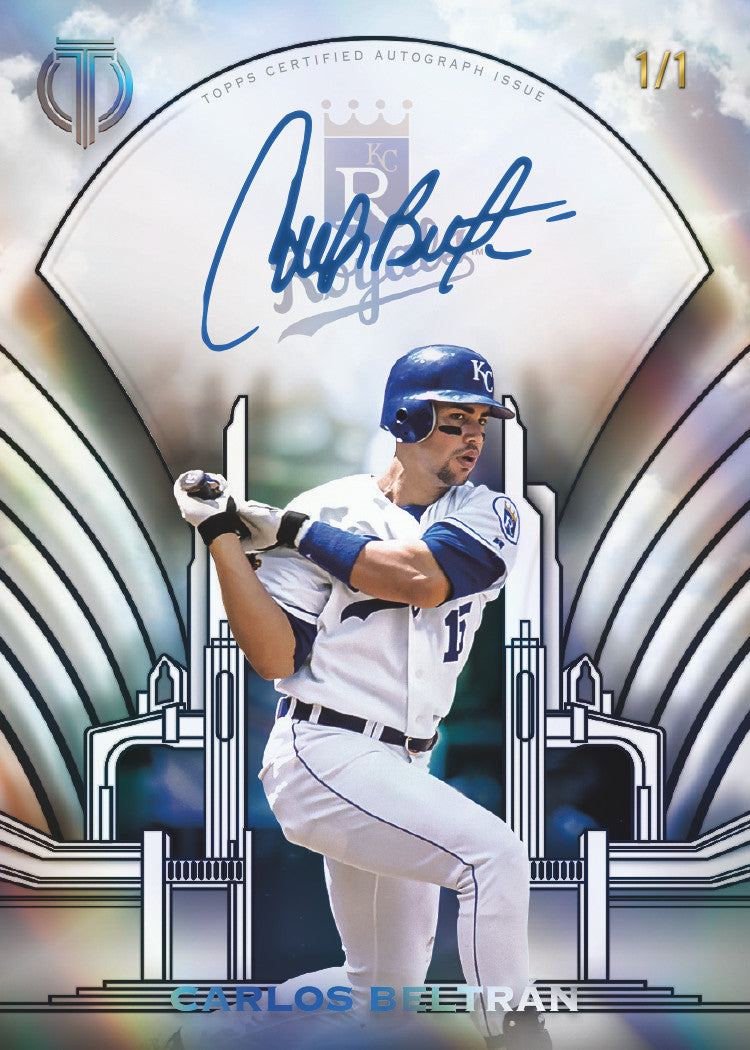 2026 Topps Tribute Baseball Carlos Beltran One Of One Autograph Card