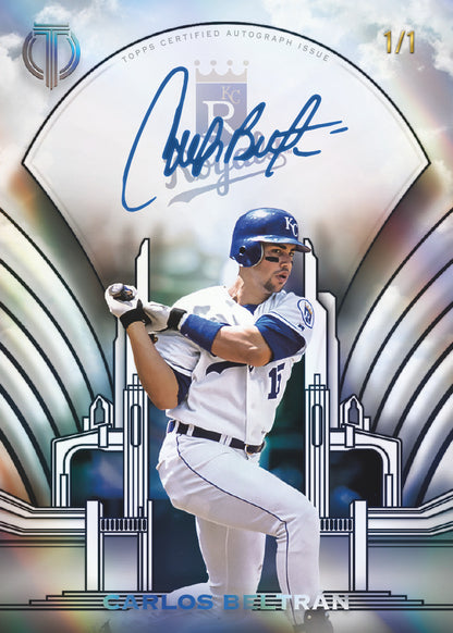 2026 Topps Tribute Baseball Carlos Beltran One Of One Autograph Card