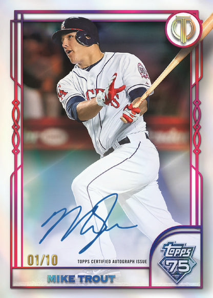 2026 Topps Tribute Baseball Mike Trout Autograph Limit 10 Card