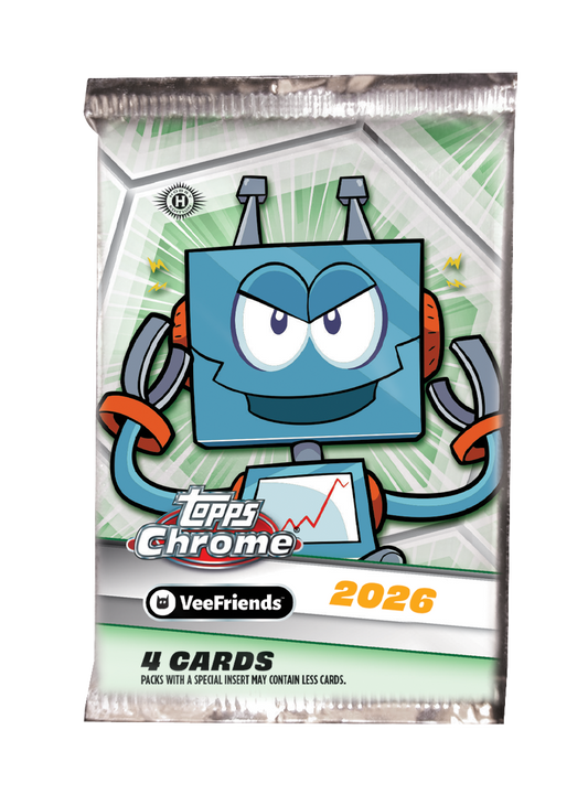 2026 Topps Chrome VeeFriends Value Pack (4 Cards Per Box)