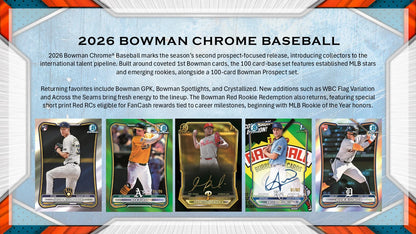 2026 Bowman Chrome Baseball Mega Detail