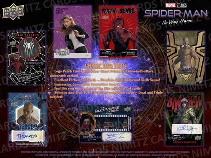 2023 Upper Deck Marvel Studios Spider-Man No Way Home Hobby Box