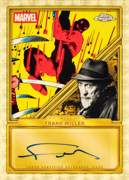 2025 Topps Mint Marvel - Hobby Box Frank Miller Autograph Card