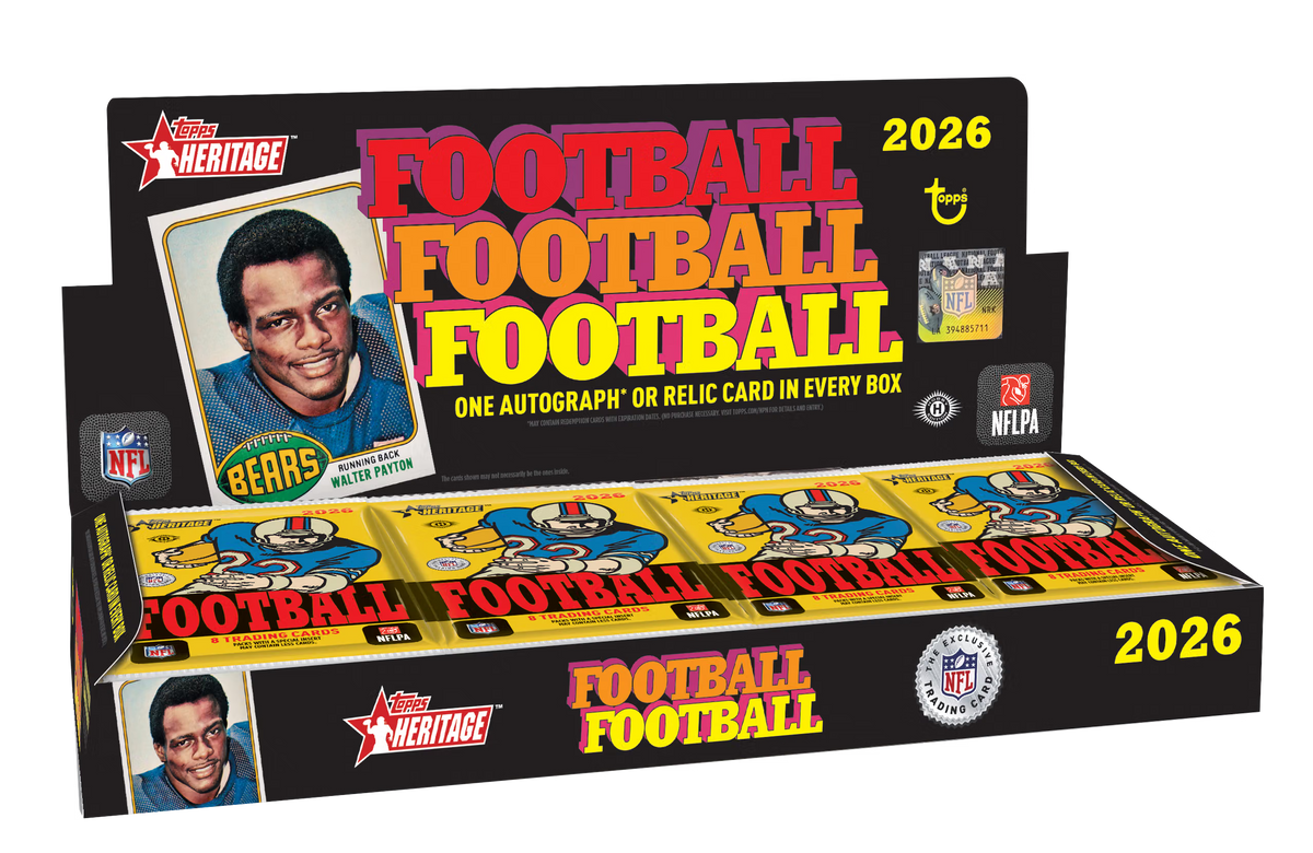 2026 Topps Heritage Football Hobby Box