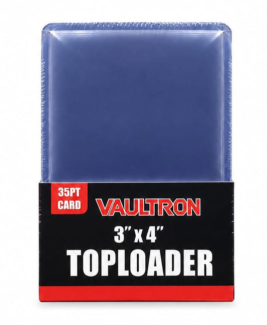 Vaultron 3" X 4" 35pt Top Loader Regular Standard (isi 25 / pack)