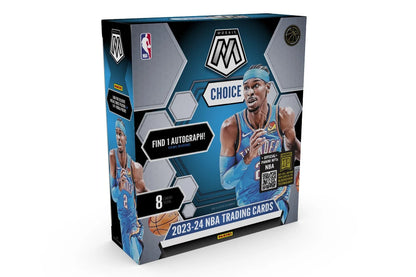 2023/24 Panini Mosaic Choice Basketball Box (8 kartu per box) - 1 autograph & 7 prizms per box