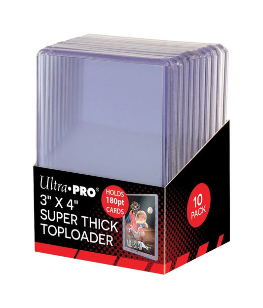 Ultra Pro 180pt Top Loaders (isi 10 / pack). Ketebalan max 4,572mm