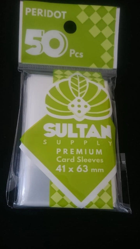 Sultan 41mm x 63mm Mini US Board Game Sleeve Peridot (50pcs/pack)