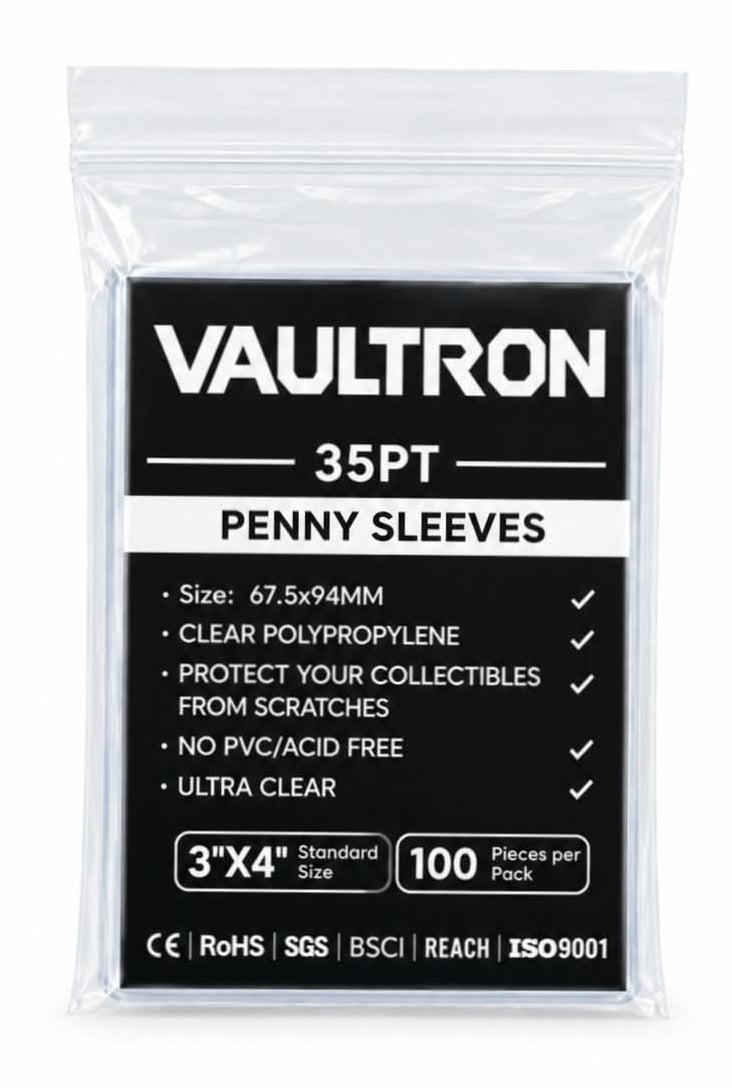 Vaultron Penny Sleeve Standard (Plastik kartu standard isi 100 / pack)