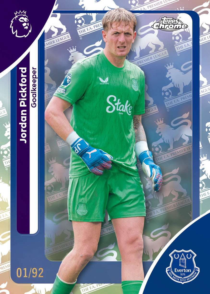 Jordan Pickford Numbered Card