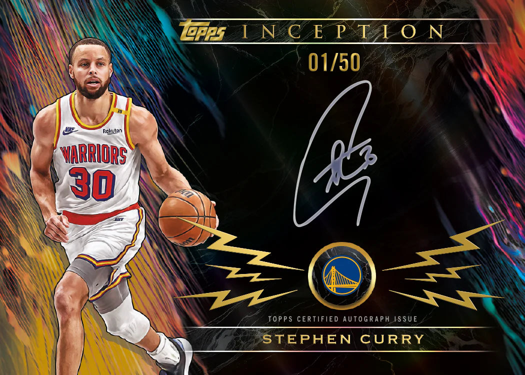 2025/26 Topps Inception Basketball Stephen Curry Autograph Card