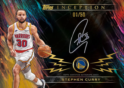 2025/26 Topps Inception Basketball Stephen Curry Autograph Card