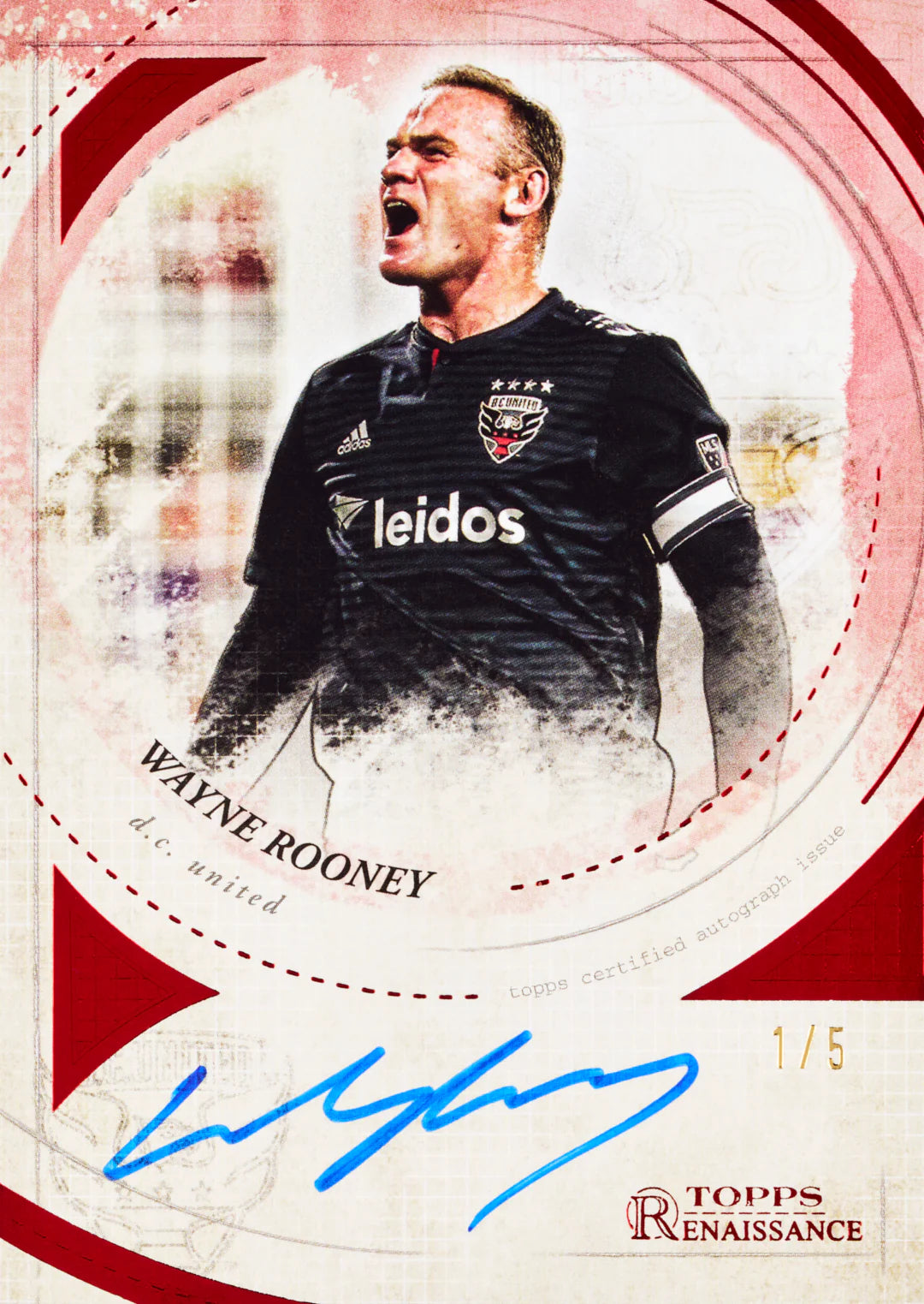 Topps Chrome MLS 2025 Hobby Box Wayne Rooney Autograph Card