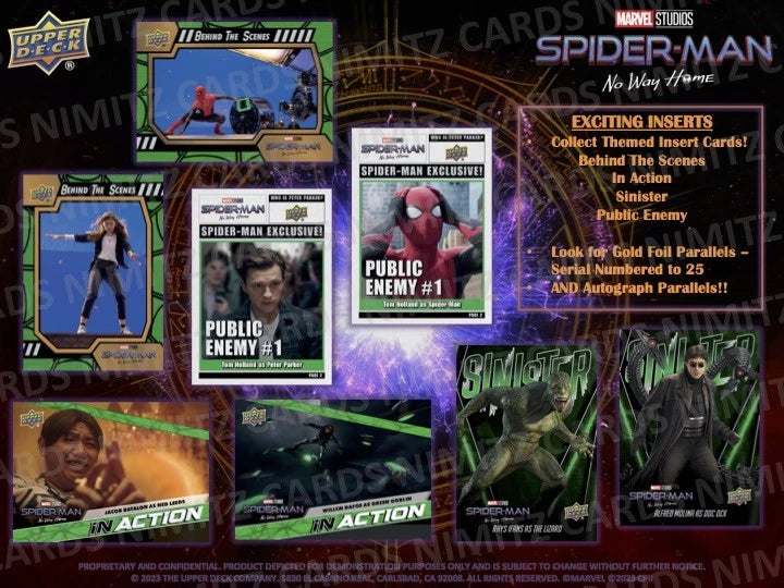 2023 Upper Deck Marvel Studios Spider-Man No Way Home Hobby Box