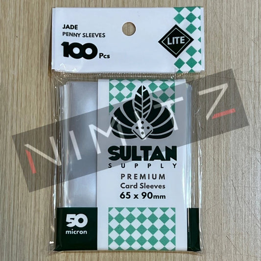 Sultan 50micron Jade Penny Sleeve (Plastik tipis untuk kartu standard)