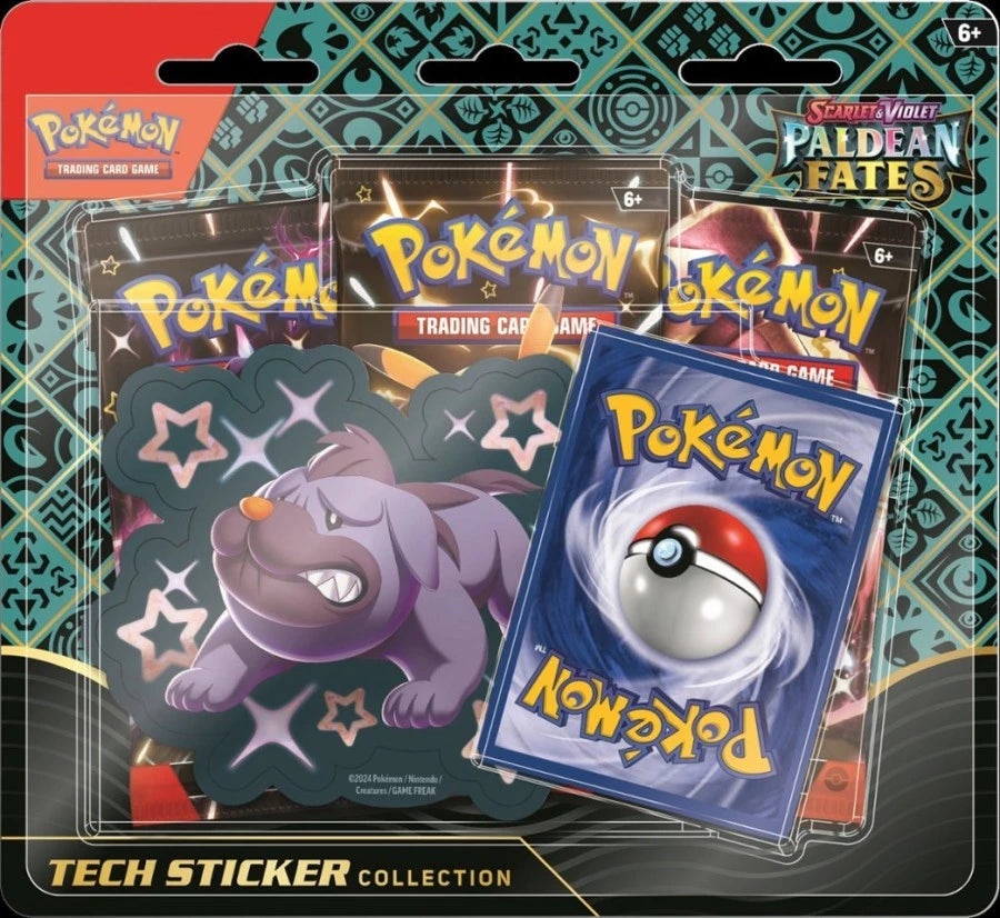 Pokemon SV4.5 Paldean Fates Tech Sticker Collection