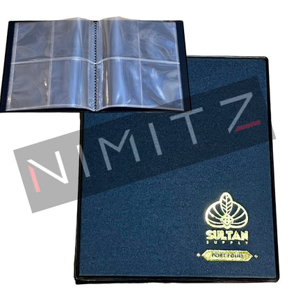 Sultan 4-Pocket Portfolio Black (Album isi 10 lembar / 80 kartu)