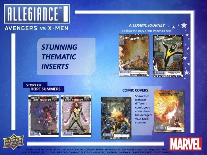 2023 Upper Deck Marvel Allegiance: Avengers VS X-Men Hobby Box