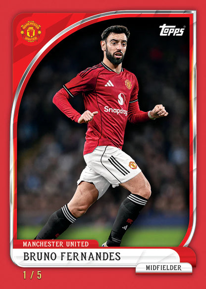 2025/26 Topps Manchester United Collector Tin Bruno Fernandes