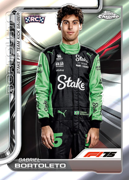 2025 Topps Chrome Formula 1 Gabriel Bortoleto