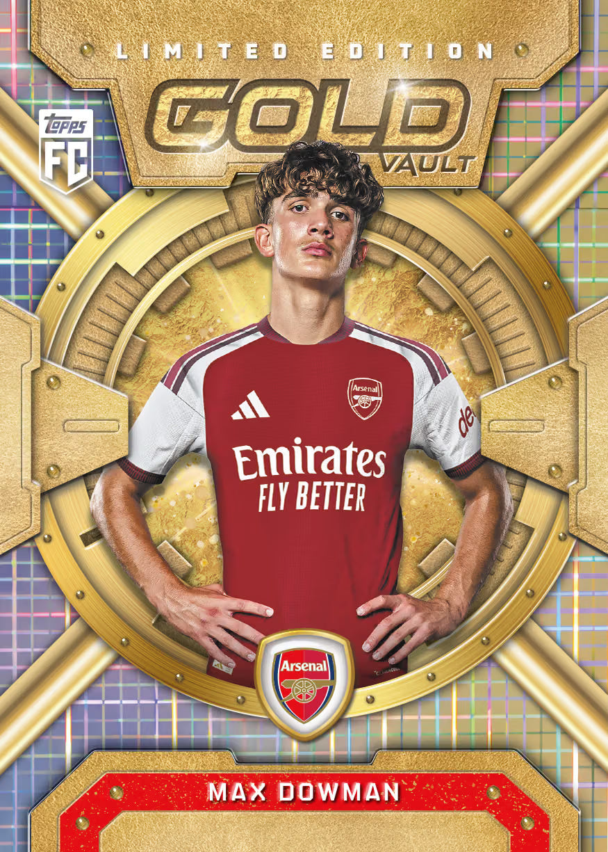 2026/27 Topps Collector Tin Arsenal (35 Cards per tin) 2 Sequentially numbered parallels per tin