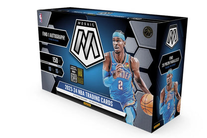 2023/24 Panini Mosaic Basketball Hobby Box (10 pack per box, 15 kartu per pack) - 1 autograph, 20 prizms, 20 inserts per box