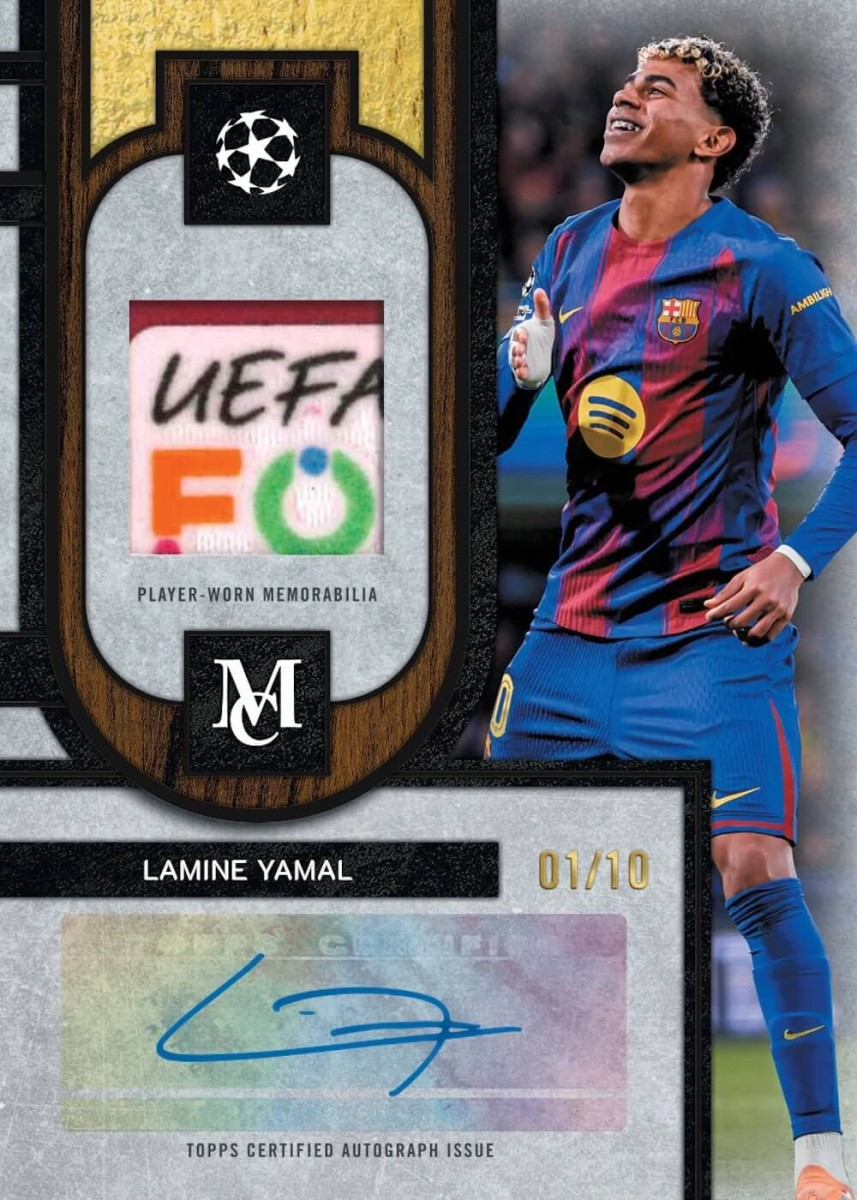 Lamine Yamal Autograph Memorabilia Cards