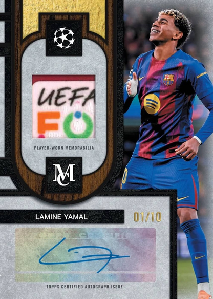 Lamine Yamal Autograph Memorabilia Cards