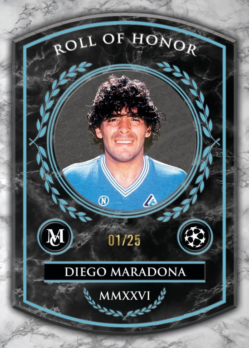 Roll Of Honor Diego Maradona