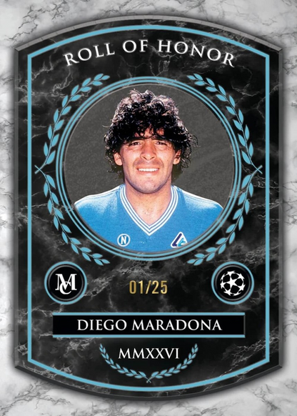 Roll Of Honor Diego Maradona