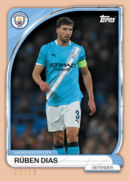 2025/26 Topps Manchester City Collector Tin Ruben Dias