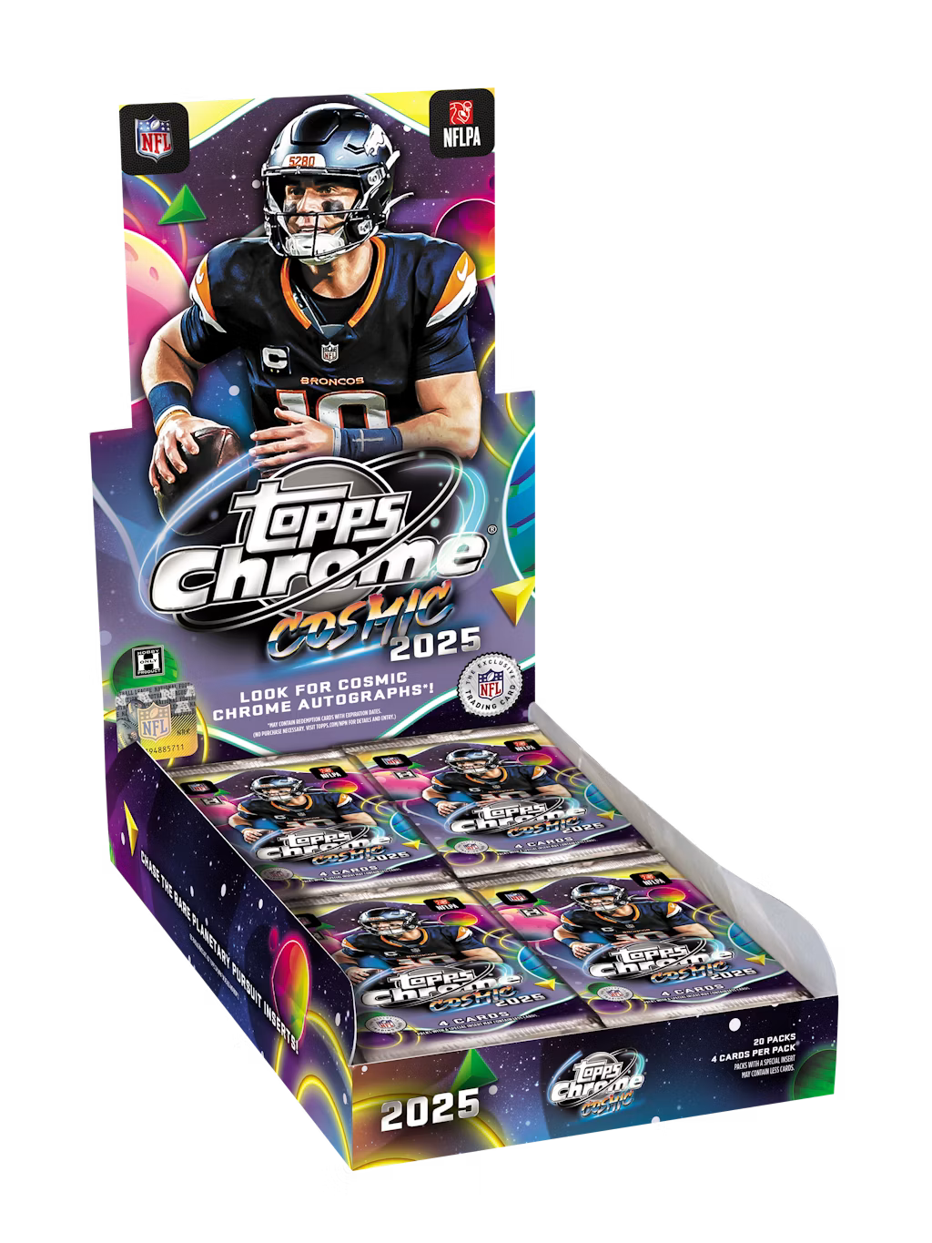 2025 Topps Cosmic Chrome Football Hobby Box 