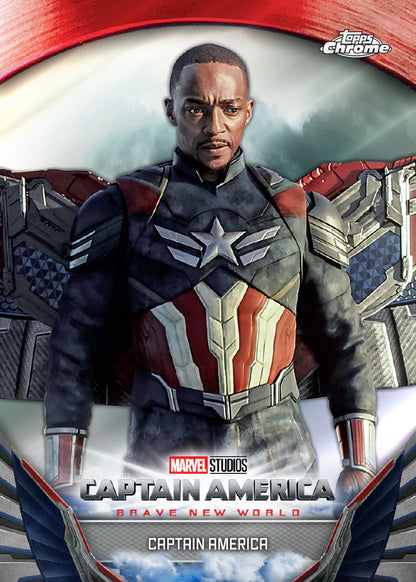 2025 Topps Marvel Studios Chrome Hobby Box Captain America