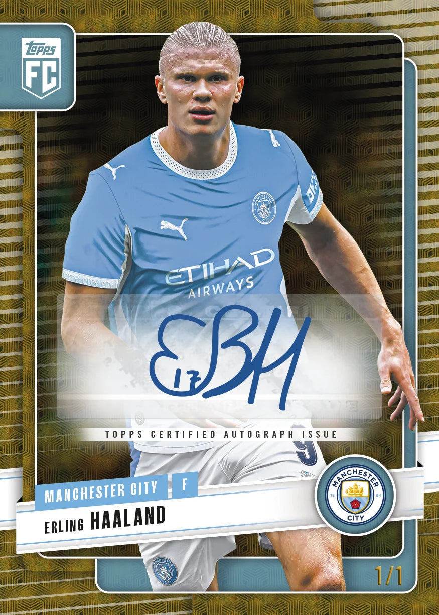 2026/27 Topps Collector Tin Manchester City (35 Cards per tin) 2 Sequentially numbered parallels per tin