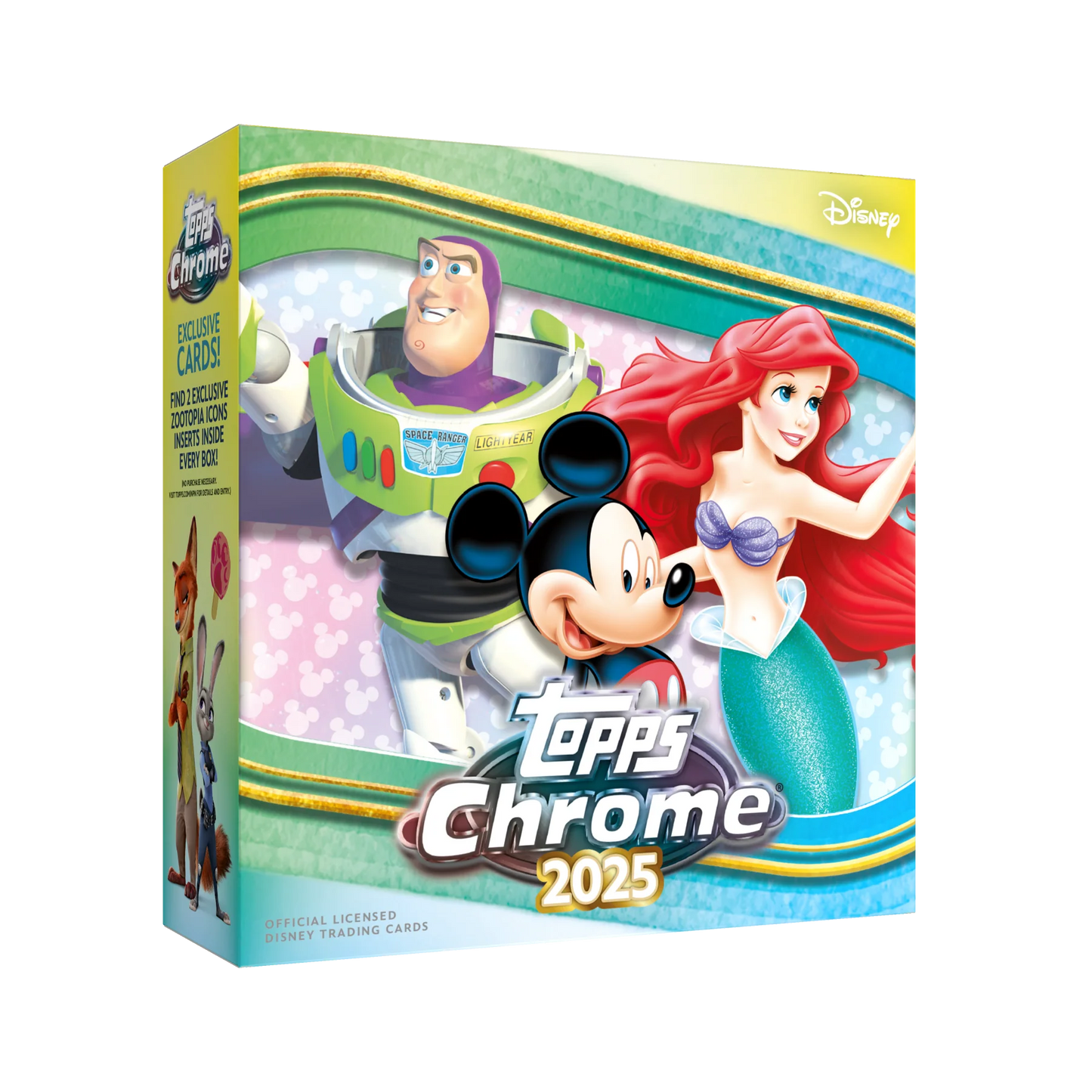 2025 Topps Chrome Disney Mega Box - (4 cards per pack, 15 packs per box)