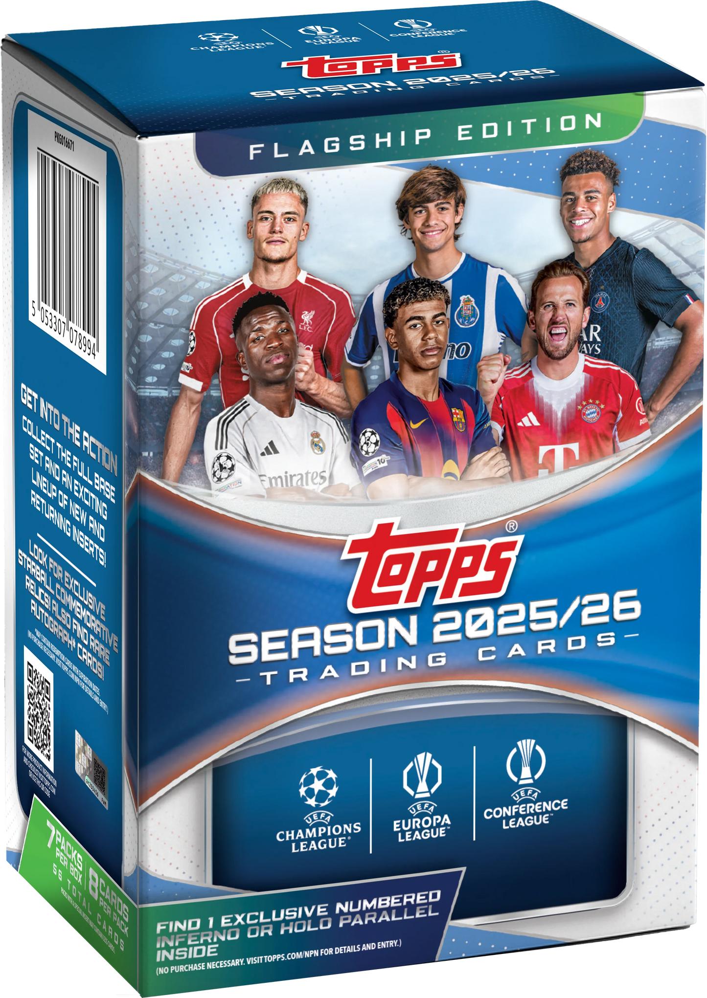 2025/26 Topps UEFA Club Competitions Value Box